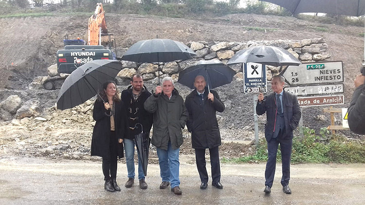 Tramo La Marea-Bueres de la carretera AS-254