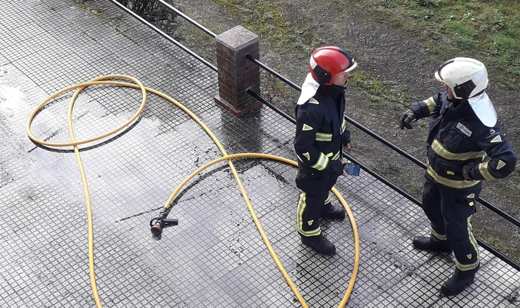 Extinguido Incendio en Villamayor, Piloña