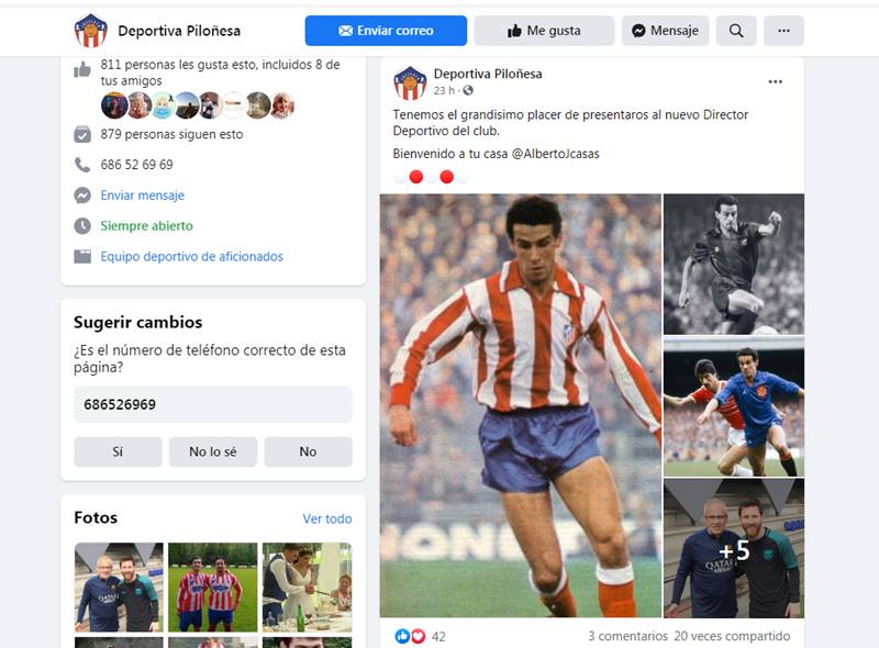 Julio Alberto, director deportivo Deportiva Piloñesa
